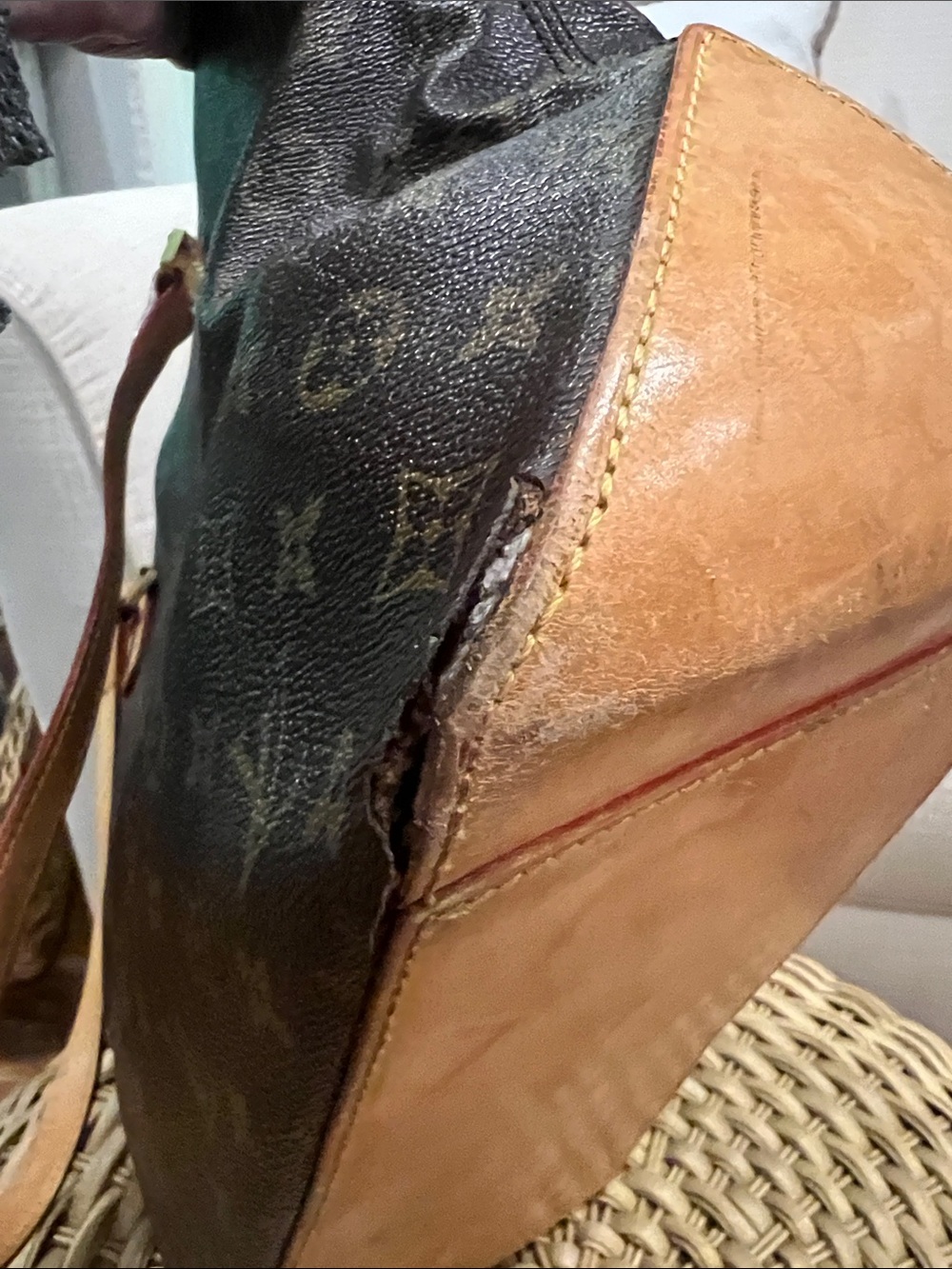 Louis Vuitton Cabas Mezzo Monogram Shoulder Tote - Picture 11 of 16
